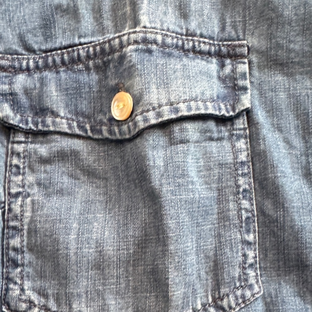 J.Crew Blue Denim Shirt - Picture 4 of 5